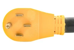 Camco® - Power Grip™ 18" Dogbone Power Adapter With Handle Grip (50A Straight Male X 50A Angle Locking Female) -Magma Store 55562 4