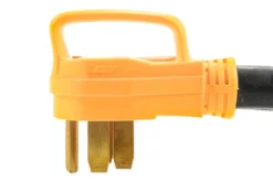 Camco® - Power Grip™ 18" Dogbone Power Adapter With Handle Grip (50A Straight Male X 50A Angle Locking Female) -Magma Store 55562 5