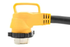 Camco® 55572 - Power Grip™ 18" Dogbone Power Adapter With Standard Grip (50A Locking Male X 50A Straight Female) -Magma Store 55572 3 1