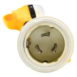 Camco® - Power Grip™ 18" Dogbone Power Adapter With Standard Grip (50A Locking Male X 50A Straight Female) -Magma Store 55572 4