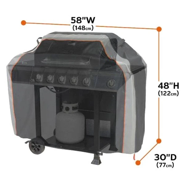 Classic Accessories® - SideSlider™ Black Medium BBQ Grill Cover (58"L X 30"W X 48"H) 8 Classic Accessories® - SideSlider™ Black Medium BBQ Grill Cover (58"L X 30"W X 48"H) - Image 8