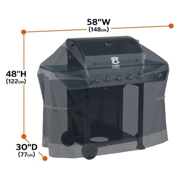 Classic Accessories® - StormPro™ Gray Medium BBQ Grill Cover (58"L X 30"W X 48"H) 10 Classic Accessories® - StormPro™ Gray Medium BBQ Grill Cover (58"L X 30"W X 48"H) - Image 10