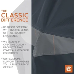 Classic Accessories® - StormPro™ Gray X-Large BBQ Grill Cover (70"L X 30"W X 48"H) -Magma Store 56 279 051001 ec 11