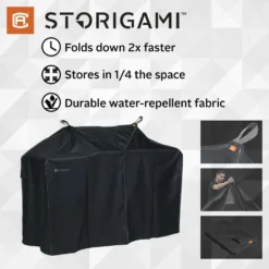Classic Accessories® - Storigami Easy Fold Charcoal Black Large BBQ Grill Cover (64"W X 30"D X 49"H) 25 Classic Accessories® - Storigami Easy Fold Charcoal Black Large BBQ Grill Cover (64"W X 30"D X 49"H) -Magma Store 56 291 040401 ec 10