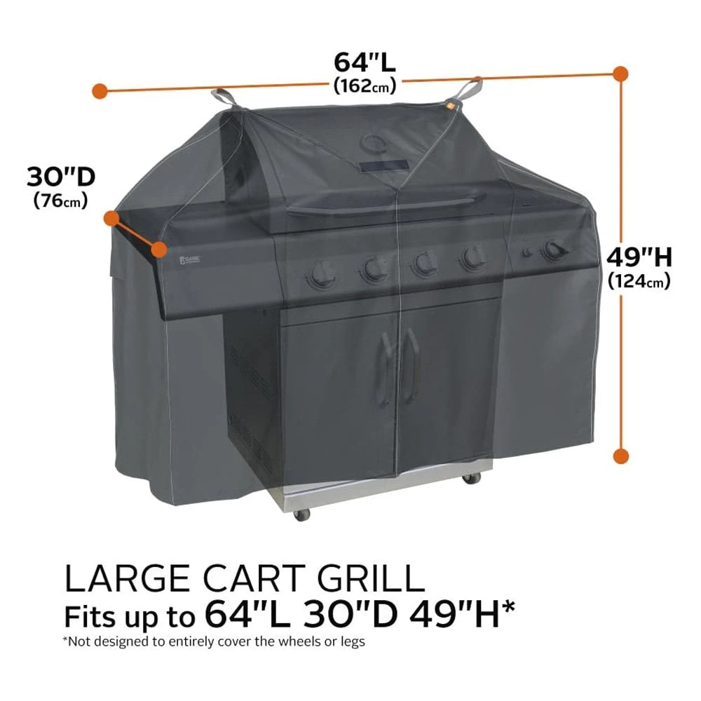 Classic Accessories® - Storigami Easy Fold Charcoal Black Large BBQ Grill Cover (64"W X 30"D X 49"H) 8 Classic Accessories® - Storigami Easy Fold Charcoal Black Large BBQ Grill Cover (64"W X 30"D X 49"H) - Image 8