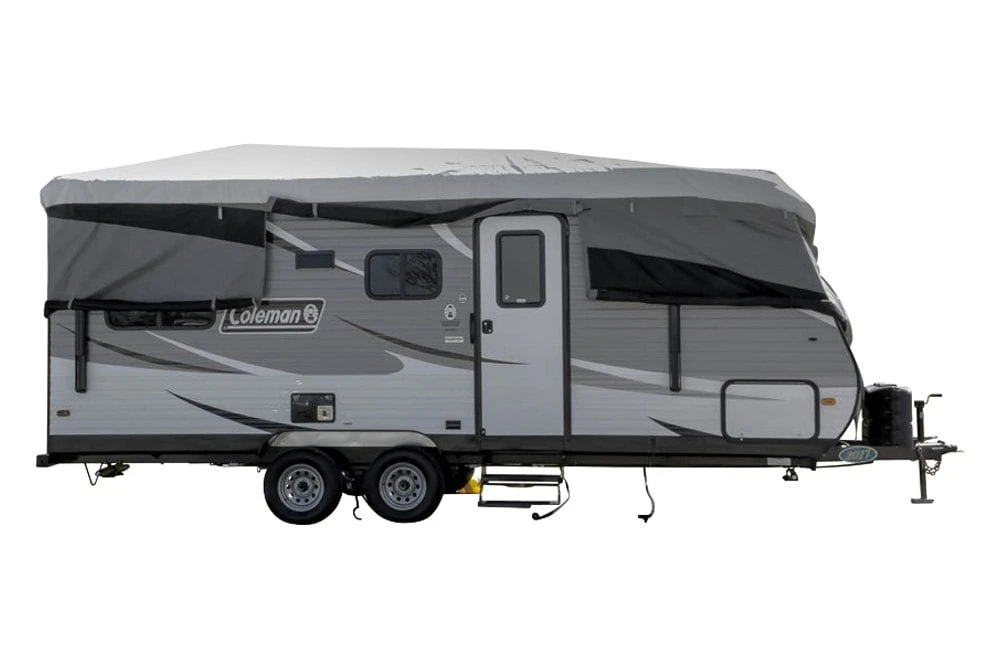 Camco® 56332 - Pro-Tec™ Travel Trailer Cover (Gray, Up To 28') 2 Camco® 56332 - Pro-Tec™ Travel Trailer Cover (Gray, Up To 28') - Image 2