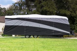 Camco® 56328 - Pro-Tec™ Travel Trailer Cover (Gray, Up To 24') -Magma Store 56326 6 2