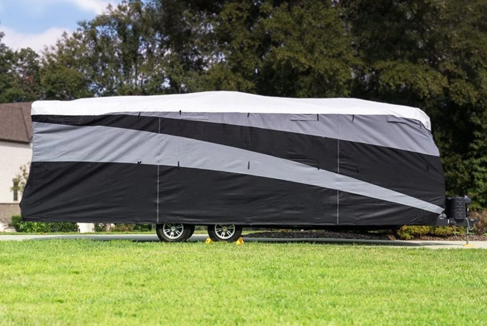 Camco® 56320 - Pro-Tec™ Travel Trailer Cover (Gray, Up To 15') 6 Camco® 56320 - Pro-Tec™ Travel Trailer Cover (Gray, Up To 15') - Image 6