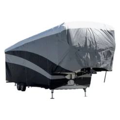 Camco® 56344 - Pro-Tec™ 5th Wheel Trailer Cover (Gray, Up To 28') -Magma Store 56354 2 2