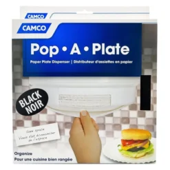 Camco® 57006 - Black Plastic Pop-A-Plate™ Dispenser -Magma Store 57006 3