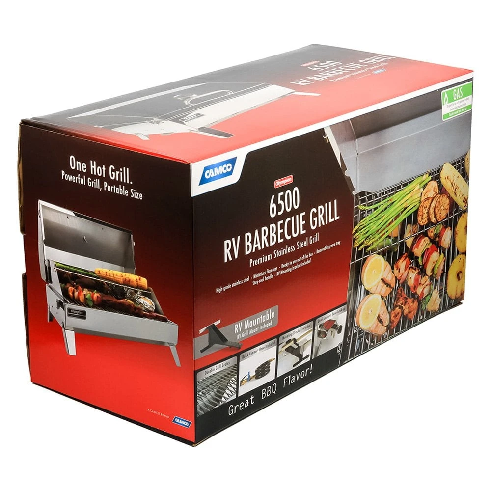 Camco® 57245 - Olympian 6500 Portable Gas Grill With Low Pressure Valve 4 Camco® 57245 - Olympian 6500 Portable Gas Grill With Low Pressure Valve - Image 4