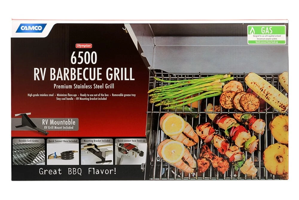 Camco® 57245 - Olympian 6500 Portable Gas Grill With Low Pressure Valve 6 Camco® 57245 - Olympian 6500 Portable Gas Grill With Low Pressure Valve - Image 6