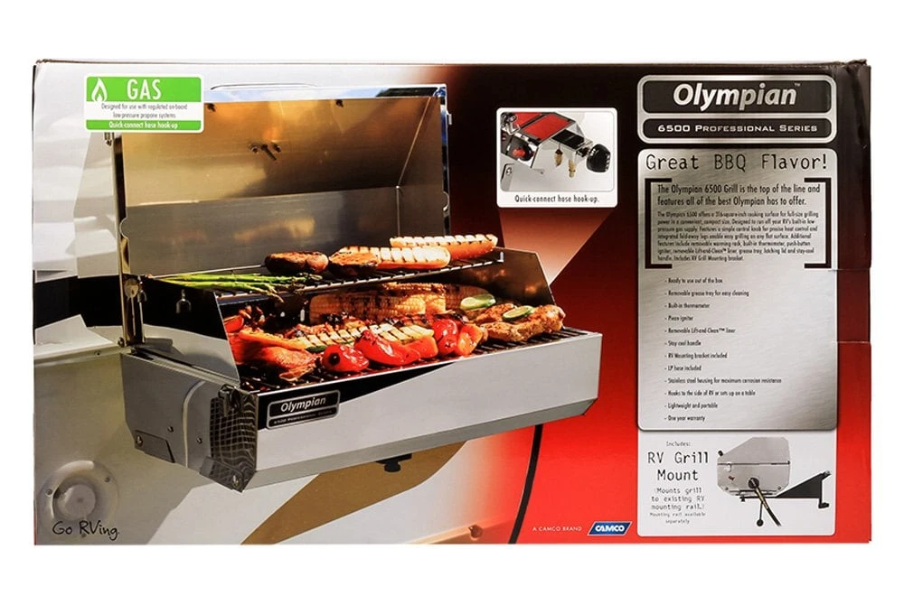 Camco® 57245 - Olympian 6500 Portable Gas Grill With Low Pressure Valve 7 Camco® 57245 - Olympian 6500 Portable Gas Grill With Low Pressure Valve - Image 7