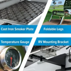 Camco® - Olympian 5500 Portable Gas Grill -Magma Store 57305 14