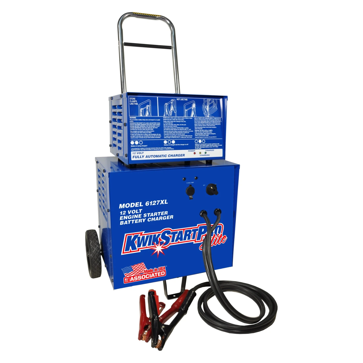Associated Equipment® - Powerful™ 12 V Wheeled Battery Charger And Engine Starter 1 Associated Equipment® - Powerful™ 12 V Wheeled Battery Charger And Engine Starter