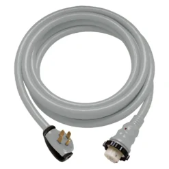 ParkPower® 6152SPPGRV-25 - 25' Extension Power Cord With Swivel Handle Grip (50A Straight Male X 50A Locking Female)