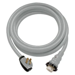 ParkPower® - 25' Extension Power Cord With Swivel Handle Grip (50A Straight Male X 50A Locking Female)