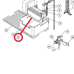 Norcold® - Ice Maker Shut-Off Arm For Norcold™ 1200, 1201, 1210, 1211, 2117, N1095, N641, N841, N842, N843, N7LX, N8LX, NA8LX, N10LX, NA10LX Models