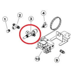 Norcold® - Refrigerator Gas Valve Extension Plug For Norcold™ 3163, N260, N300, N400, N500 Models