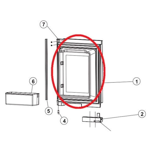 Norcold® - Refrigerator Panel Door Liner For Norcold™ 1210, 1211 Models 4 Norcold® - Refrigerator Panel Door Liner For Norcold™ 1210, 1211 Models - Image 4