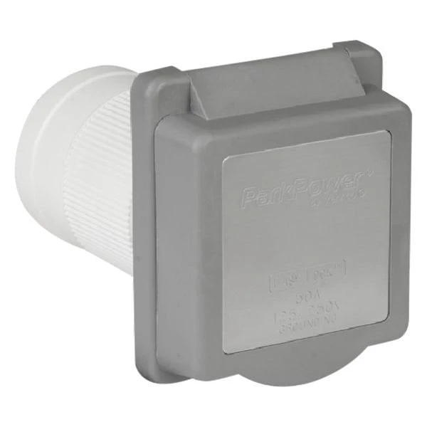 ParkPower® - 50A Straight Rectangular Outdoor Power Inlet 1 ParkPower® - 50A Straight Rectangular Outdoor Power Inlet