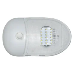 Diamond Group® - Slim Line Oblong 175 Lm Surface Mount LED Single Bulb Overhead Light With Switch (7.5"L X 4.5"W X 1.0"D)