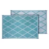 Faulkner® 68901 - Deluxe 3' X 5.6' Diamond (Turquoise/White) Multi-Purpose Mat