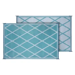 Faulkner® 68901 - Deluxe 3' X 5.6' Diamond (Turquoise/White) Multi-Purpose Mat