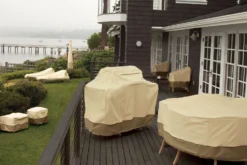 Classic Accessories® - Veranda™ Pebble Medium Round Smoker Cover (19"Dia X 39"H) -Magma Store 73002 3