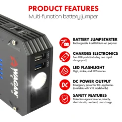 Wagan® - IOnBoost™ V10 14.8 V Compact Torque Jump Starter With Flashlight -Magma Store 7507 18 scaled