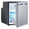 Dometic RV® - CoolMatic CRX™ 2 Cu Ft Stainless Steel Right Hand AC/DC Built-In Compact Single Door RV Refrigerator & Freezer With Fan