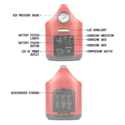 Wagan® - JumpBoost™ V10 12 V Portable Jump Starter With Air Compressor -Magma Store 7556 17 scaled