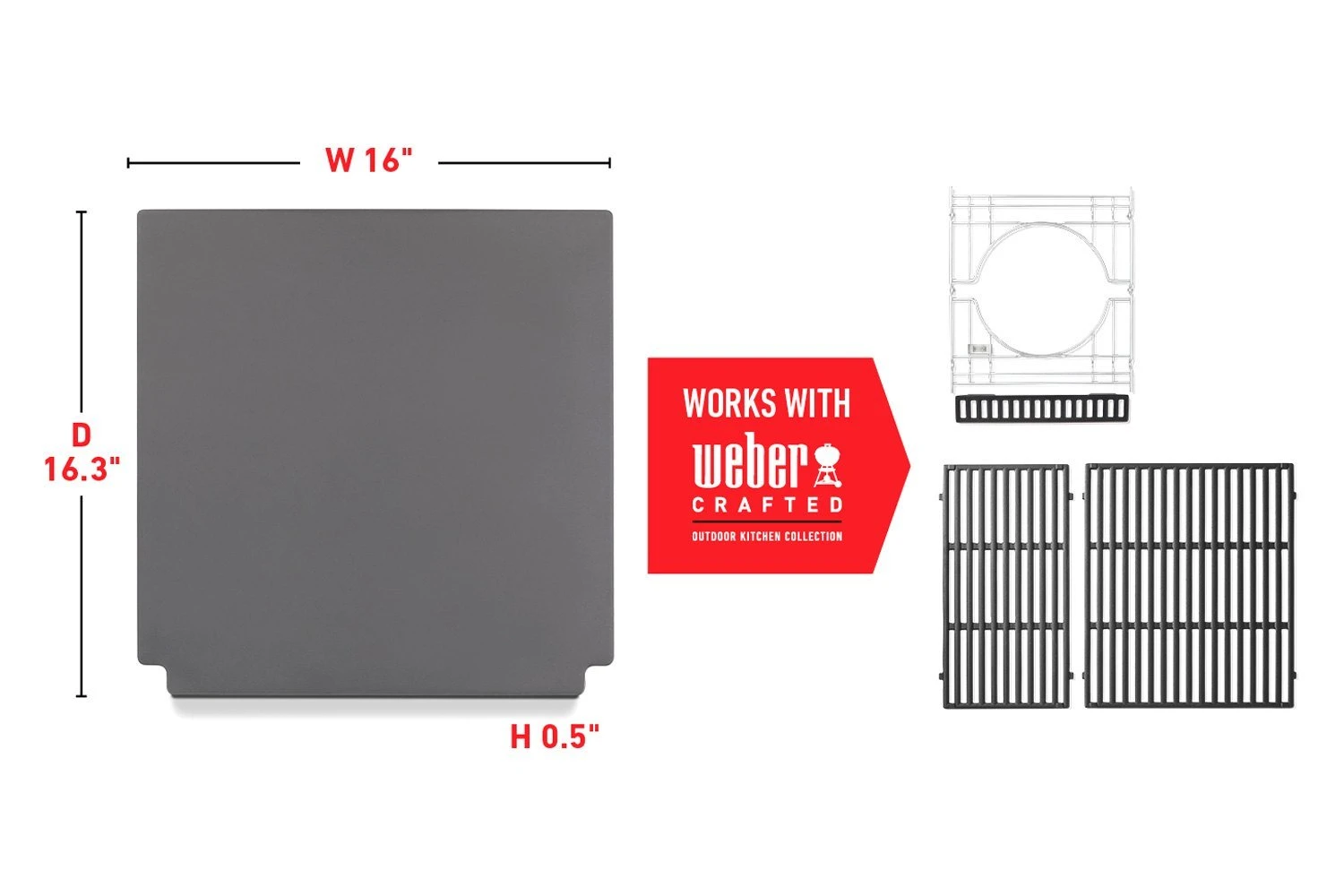 Weber® - Crafted Pizza Stone 8 Weber® - Crafted Pizza Stone - Image 8