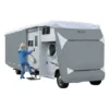 Classic Accessories® 79563 - PolyPro™3 Class C Motorhome Cover (Gray With White Roof, Up To 32')