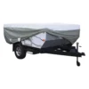 Classic Accessories® 80-043-193106-00 - PolyPro™3 Hi-Lo Trailer Cover (Gray With White Roof, Up To 20')