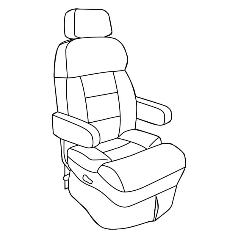 Classic Accessories® - OverDrive™ Tan RV Captain Seat Cover 4 Classic Accessories® - OverDrive™ Tan RV Captain Seat Cover - Image 4