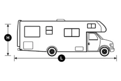 Classic Accessories® 80-131-181001-00 - PermaPro™ Class C Motorhome Cover (Gray, Up To 32') -Magma Store 80 131 181001 00 5