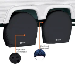 Classic Accessories® 80-240-180402-00 - Over Drive™ Single Axle RV Wheel Covers (Black, 33"-36"Dia) -Magma Store 80 240 180402 00 3