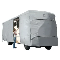 Classic Accessories® 80-330-181001-RT - PermaPro™ Class A Motorhome Cover (Gray, Up To 33')