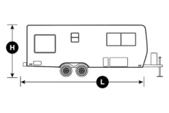 Classic Accessories® 80-355-203101-RT - Over Drive PolyPRO™3 Toy Hauler Trailer Cover (Gray With White Roof, Up To 35') -Magma Store 80 355 203101 rt 4