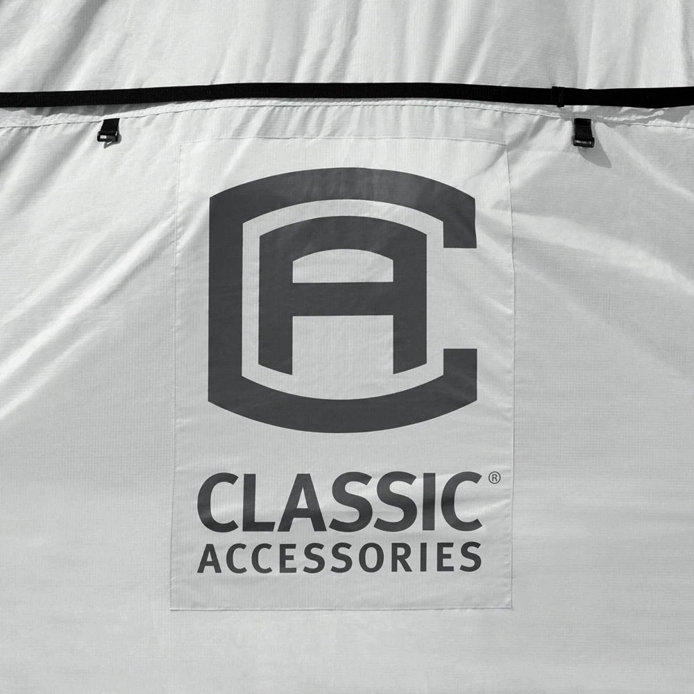 Classic Accessories® 80-366-101901-EX - SkyShield™ 5th Wheel Trailer Cover (Gray With White Roof, Up To 41') 12 Classic Accessories® 80-366-101901-EX - SkyShield™ 5th Wheel Trailer Cover (Gray With White Roof, Up To 41') - Image 12