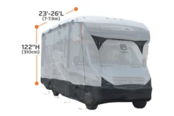 Classic Accessories® 80-377-101601-EX - SkyShield™ Class C Motorhome Cover (Gray With White Roof, Up To 26') -Magma Store 80 377 101601 ex 3