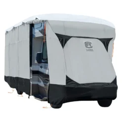 Classic Accessories® 80-379-101801-EX - SkyShield™ Class C Motorhome Cover (Gray With White Roof, Up To 32') -Magma Store 80 379 101801 ex 2