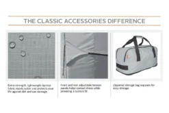 Classic Accessories® 80-404-171001-RT - PermaPro™ Pop-Up Trailer Cover (Gray, Up To 16') -Magma Store 80 404 171001 rt 5