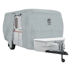 Classic Accessories® 80-408-151001-RT - PermaPro™ Travel Trailer Cover (Gray, Up To 13')