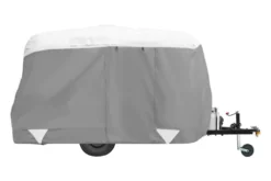 Classic Accessories® 80-409-161001-RT - Over Drive PolyPRO3™ Deluxe Travel Trailer Cover (Gray With White Roof, Up To 16') -Magma Store 80 409 161001 rt 5
