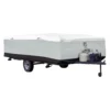Classic Accessories® 80-467-143101-EX - SkyShield™ Hi-Lo Trailer Cover (Gray With White Roof, Up To 10')