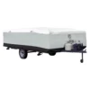 Classic Accessories® 80-469-163101-EX - SkyShield™ Hi-Lo Trailer Cover (Gray With White Roof, Up To 14')