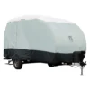 Classic Accessories® 80-473-153101-EX - SkyShield™ R-Pod Travel Trailer Cover (Gray With White Roof, Up To 16'2")