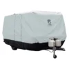 Classic Accessories® 80-478-163101-EX - SkyShield™ Travel Trailer Cover (Gray With White Roof, Up To 16')